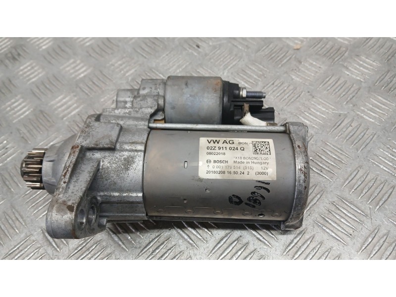 Recambio de motor arranque para seat leon (5f1) 1.4 tgi referencia OEM IAM 02Z911024Q BOSCH 0001179514