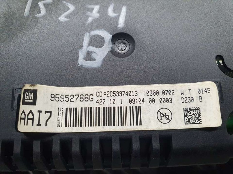 Recambio de pantalla multifuncion para chevrolet cruze lt referencia OEM IAM 95952766G A2C53374013 