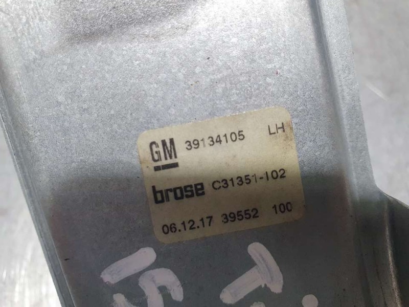 Recambio de elevalunas trasero izquierdo para opel astra k lim. 5türig dynamic referencia OEM IAM 39134105 C31351102 BROSE ELECT