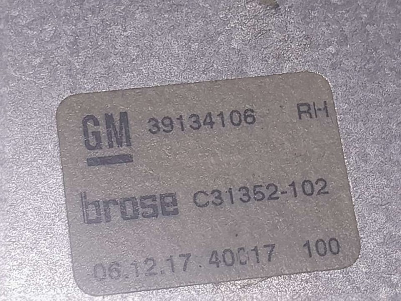 Recambio de elevalunas trasero derecho para opel astra k lim. 5türig selective start/stop referencia OEM IAM 39134106  ELECTRICO