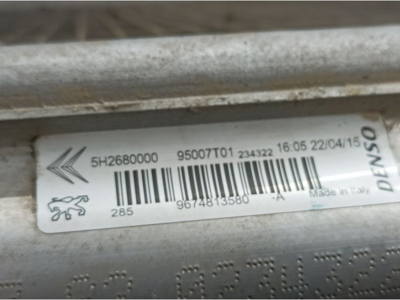 Recambio de condensador / radiador aire acondicionado para citroën c3 collection referencia OEM IAM 9674813580 5H2680000 DENSO