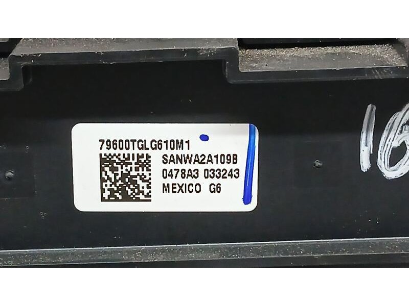 Recambio de mando climatizador para honda civic lim.4 (fc) i-detec elegance referencia OEM IAM 79600TGLG610M1  0478A3033243
