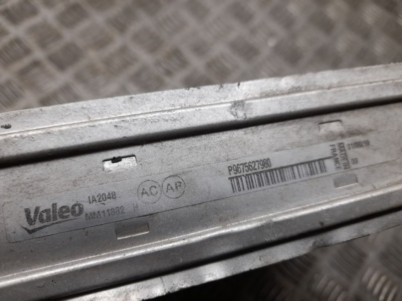 Recambio de intercooler para peugeot 508 gt line referencia OEM IAM 9675627980 MM11882 VALEO