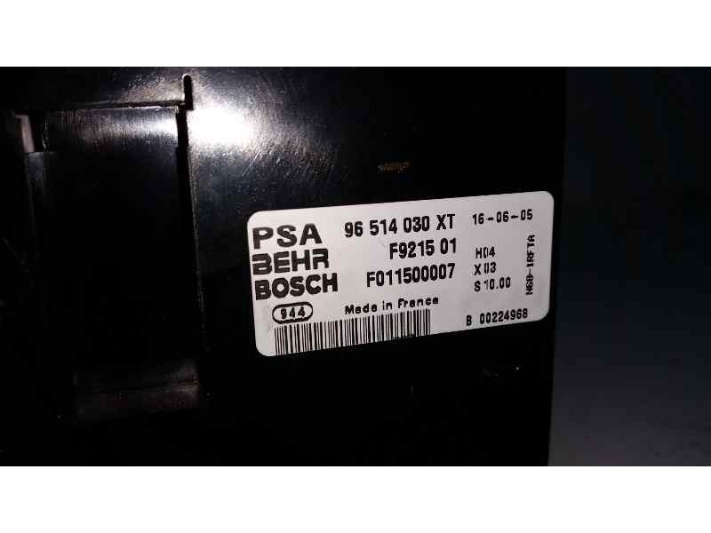 Recambio de mando climatizador para citroën xsara picasso 2.0 hdi 90 sx top referencia OEM IAM F921501 96514030XT BEHR