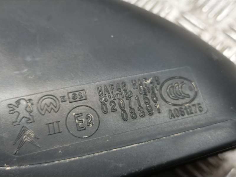 Recambio de retrovisor izquierdo para citroën c3 collection referencia OEM IAM 207153  ELECTRICO 5 CABLES