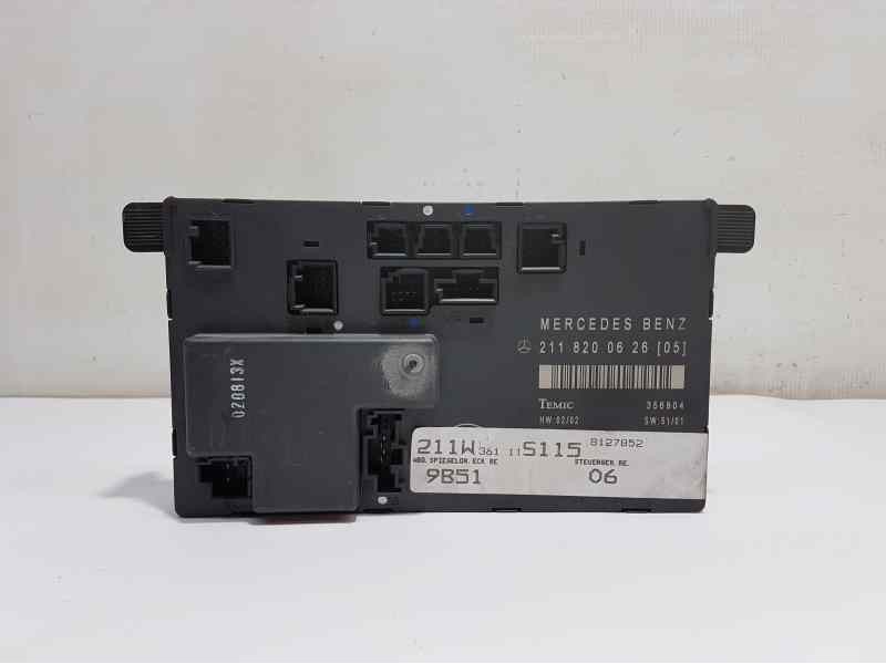Recambio de modulo confort para mercedes-benz clase e (w211) berlina e 320 (211.065) referencia OEM IAM 2118200626 356804 TEMIC