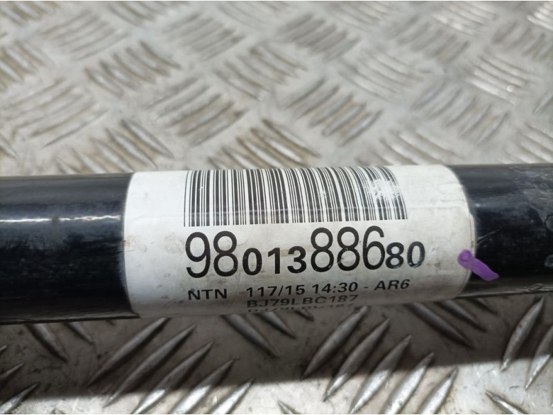 Recambio de transmision delantera derecha para citroën c3 collection referencia OEM IAM 9801388680  