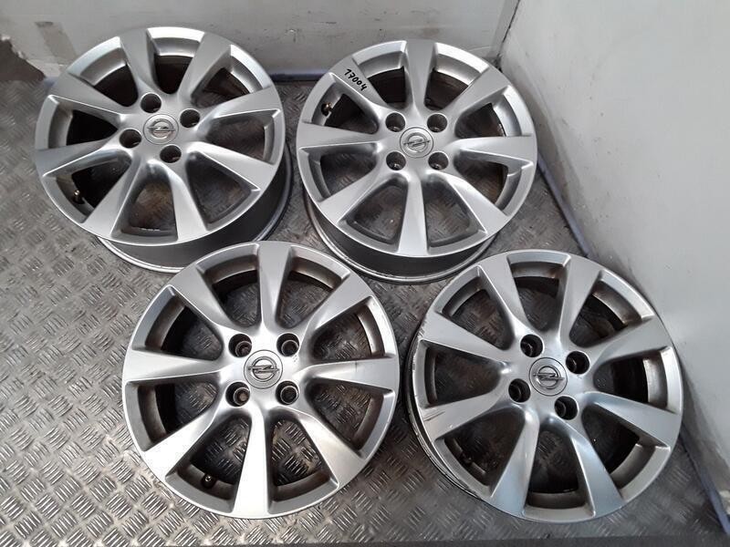 Recambio de juego llantas aluminio para opel corsa f (p2jo) 1.2 (68) referencia OEM IAM 6.5X16 4 TORN ET38 ALUMINIO ROZADAS