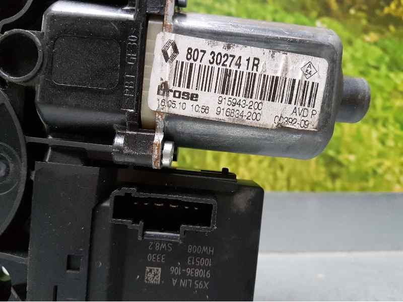 Recambio de motor elevalunas delantero derecho para renault scenic iii referencia OEM IAM 807302741R 915943200 BROSE 6 PINS