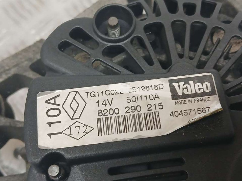 Recambio de alternador para renault megane ii coupe/cabrio dynamique referencia OEM IAM 8200290215 2542818D VALEO