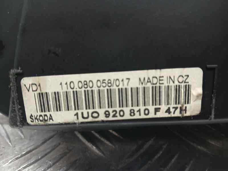 Recambio de cuadro instrumentos para skoda octavia berlina (1u2) ambiente referencia OEM IAM 1U0920810F 110080058017 VDO