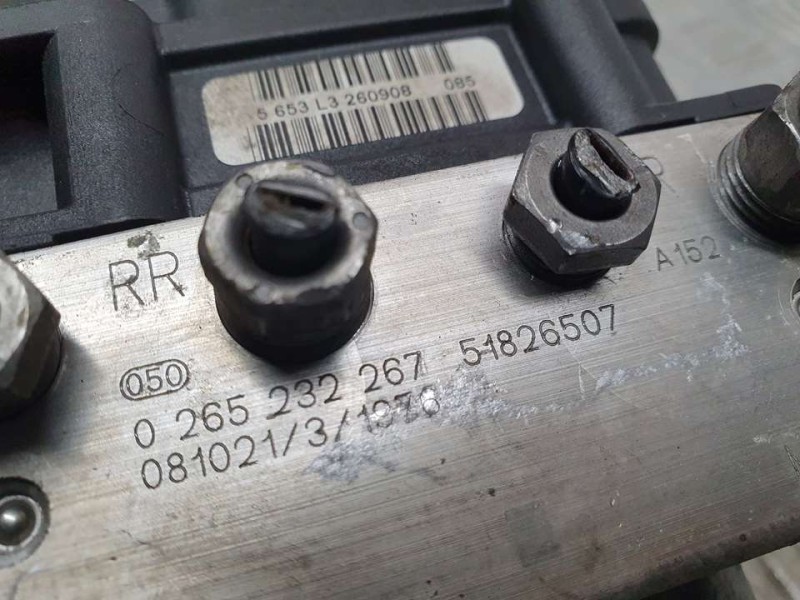 Recambio de abs para fiat grande punto (199) 1.4 16v active (01.2007) referencia OEM IAM 51826507 0265232267 BOSCH