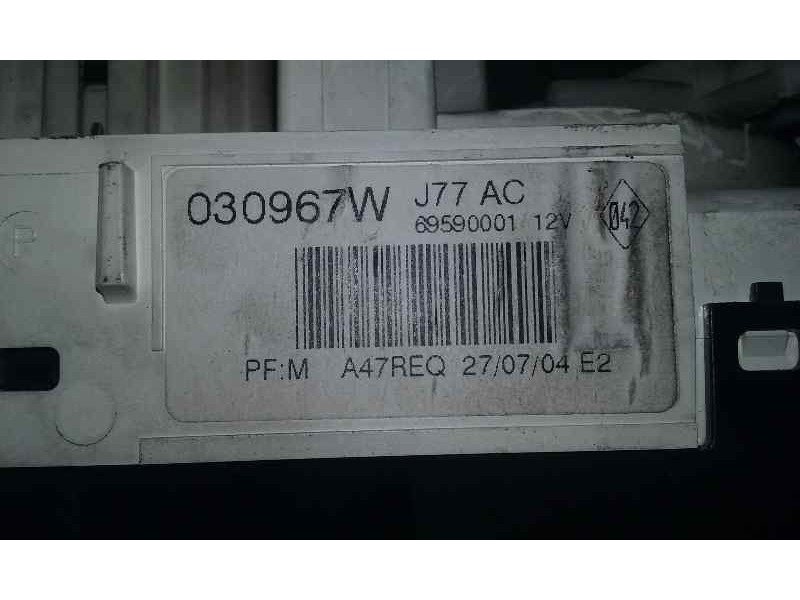 Recambio de mando calefaccion / aire acondicionado para renault modus confort dynamique referencia OEM IAM 030967W  VALEO