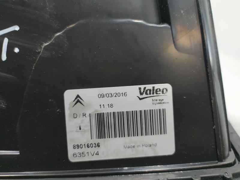 Recambio de piloto trasero derecho para citroën c5 berlina attraction referencia OEM IAM 6351V4 89016036 INTERIOR VALEO