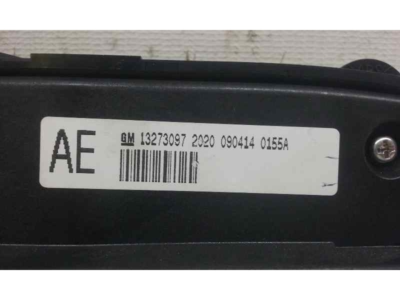 Recambio de mando climatizador para opel insignia berlina cosmo referencia OEM IAM 13273097  ALPS