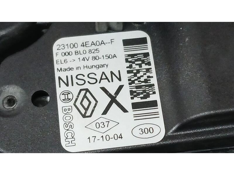 Recambio de alternador para renault megane iv berlina 5p business referencia OEM IAM 231004EA0A BOSCH F000BL0825