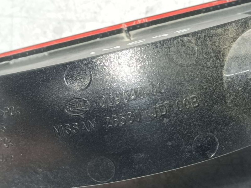 Recambio de piloto trasero central para nissan micra v (k14) bose limited edition referencia OEM IAM 26530JD00B 00954000 HELLA