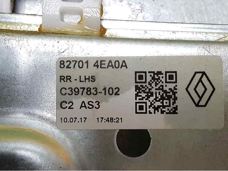Recambio de elevalunas trasero izquierdo para renault kadjar experience referencia OEM IAM 827014EA0A C39783102 ELECTRICO 2 PINS