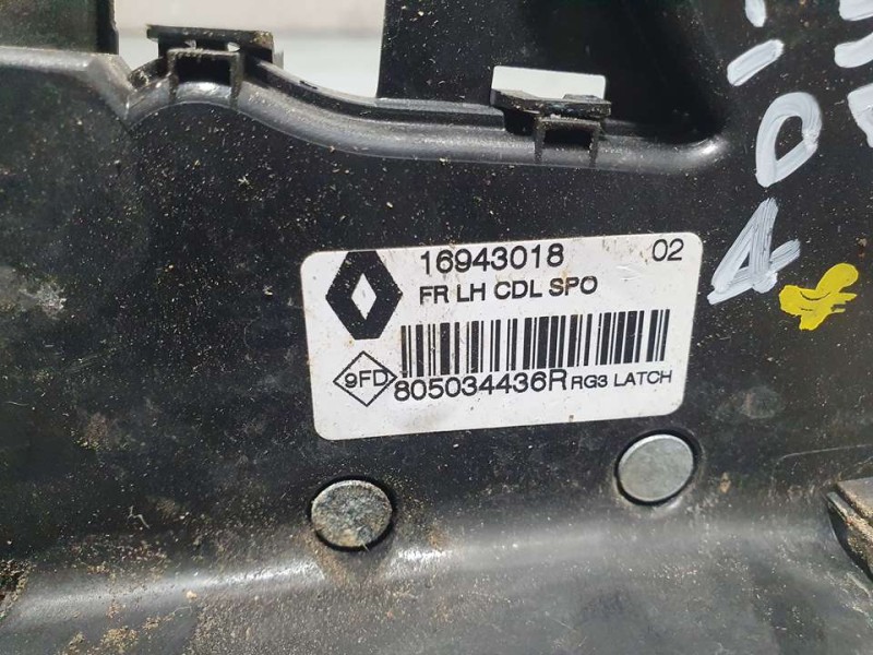 Recambio de cerradura puerta delantera izquierda para renault megane iv berlina 5p business referencia OEM IAM 805034436R 169430