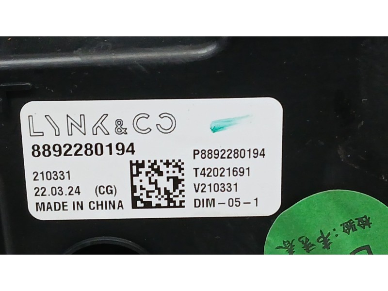 Recambio de cuadro instrumentos para lynk & co 01 phev referencia OEM IAM 8892280194 P8892280194 T42021691