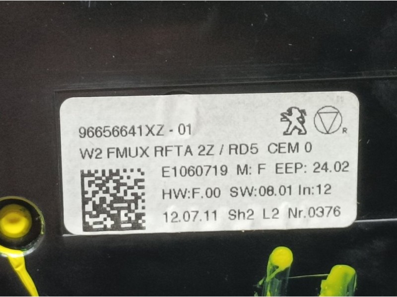 Recambio de mando multifuncion para peugeot 508 sw active referencia OEM IAM 96656641XZ  VALEO