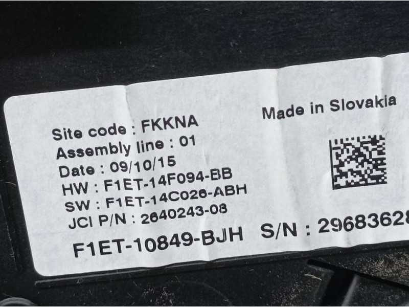 Recambio de cuadro instrumentos para ford focus lim. business referencia OEM IAM F1ET10849BJH 26424308 