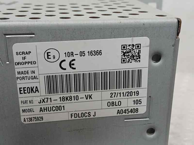 Recambio de modulo electronico para ford focus st-line referencia OEM IAM JX7118K810VK AHUC001 SISTEMA AUDIO RADIO
