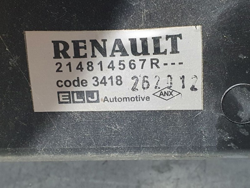 Recambio de electroventilador para dacia duster laureate 4x2 referencia OEM IAM 214814567R  