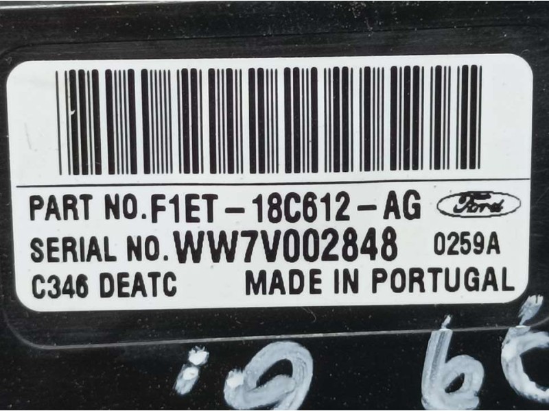 Recambio de mando climatizador para ford focus lim. business referencia OEM IAM F1ET18C612AG WW7V002848 