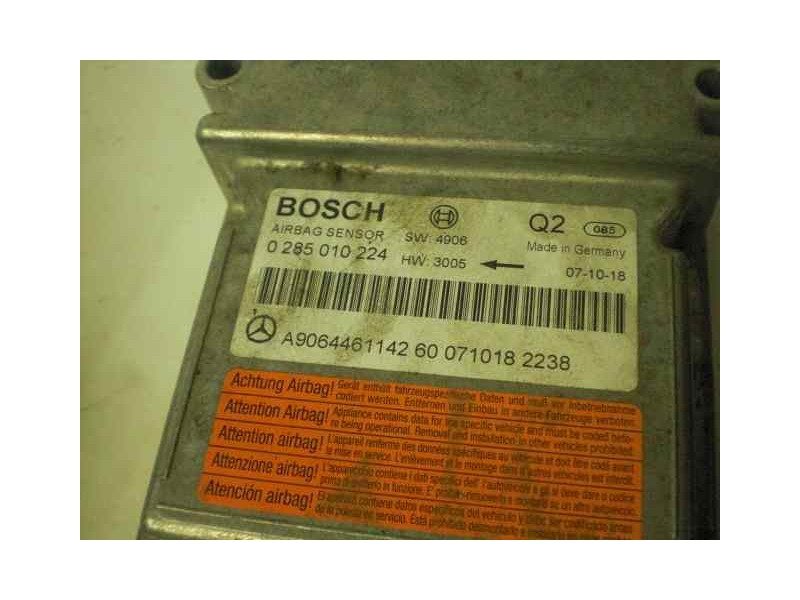 Recambio de airbag delantero izquierdo para volkswagen crafter caja cerrada 2.5 tdi dpf referencia OEM IAM A9064461142  
