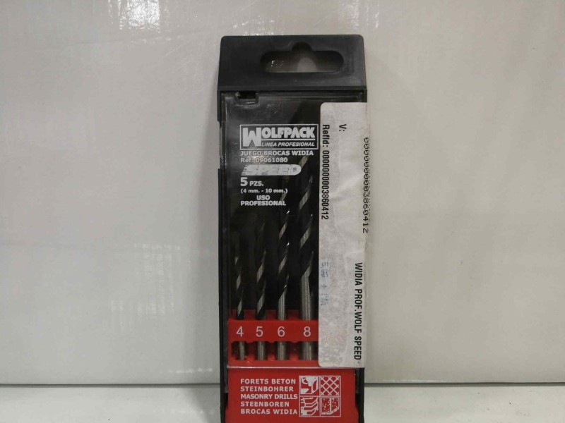 Recambio de estuche brocas para » otros... no usar standard referencia OEM IAM 9061080 WIDIA PROF.WOLF SPEED 5PZ