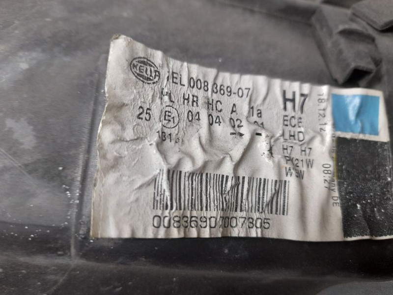 Recambio de faro izquierdo para mercedes-benz clase e (w211) berlina e 280 cdi (211.020) referencia OEM IAM SIN REF  HELLA