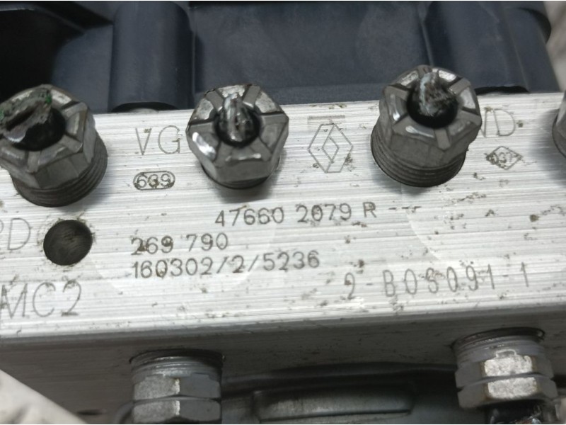 Recambio de abs para renault kangoo profesional referencia OEM IAM 476602079R 269790 BOSCH
