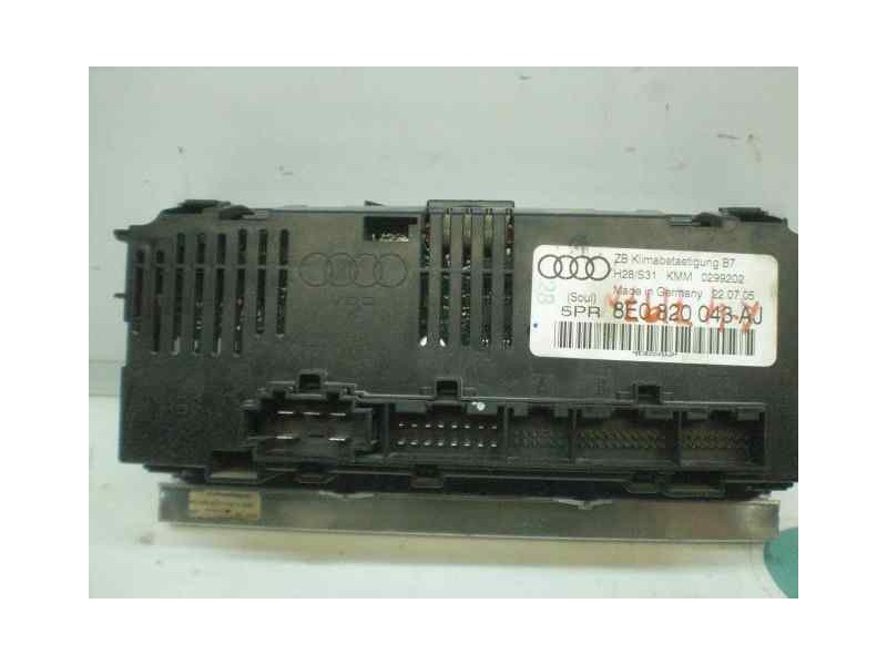 Recambio de mando climatizador para audi a4 avant (8e) 2.0 tdi referencia OEM IAM 8E0820043AJ  8E0820043AJ