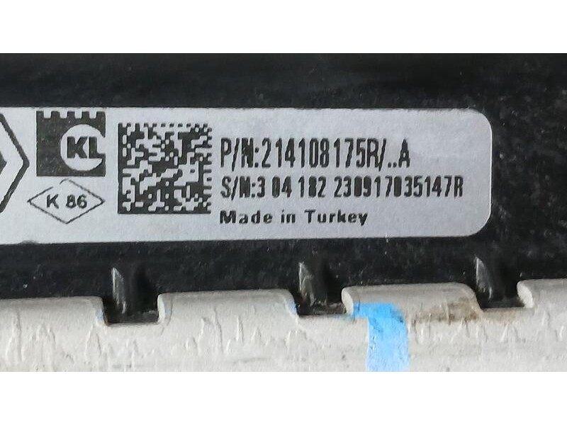 Recambio de radiador agua para renault megane iv berlina 5p business referencia OEM IAM 214108175R  