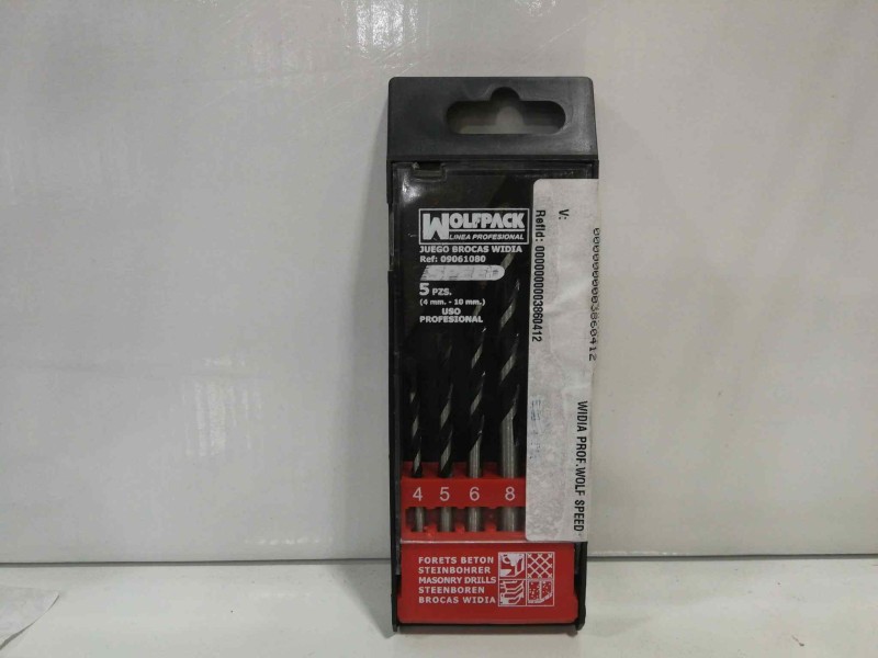 Recambio de estuche brocas para » otros... no usar standard referencia OEM IAM 9061080 WIDIA PROF.WOLF SPEED 5PZ