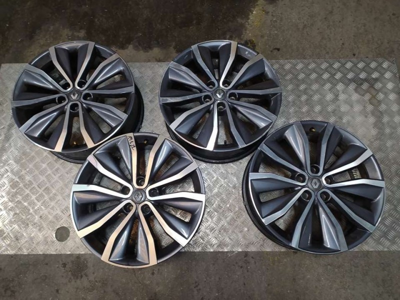 Recambio de juego llantas aluminio para renault kadjar zen referencia OEM IAM 7X19 5 TORN ET 40 ALUMINIO 