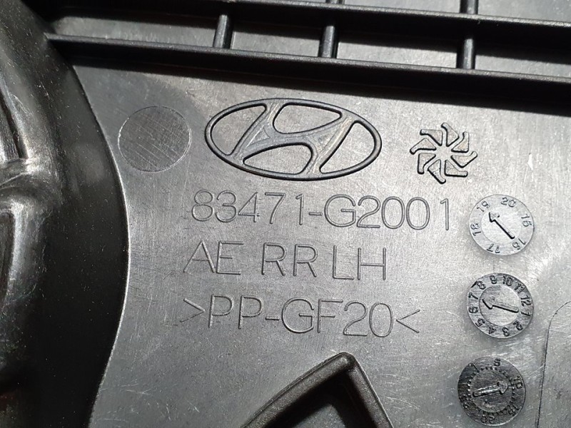 Recambio de elevalunas trasero izquierdo para hyundai ioniq style elektro referencia OEM IAM 83471G2001  ELECTRICO 2 PINES