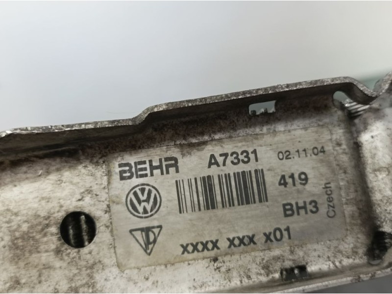 Recambio de radiador agua para volkswagen touareg (7la) tdi v10 referencia OEM IAM 7L6121253A A7331 BEHR