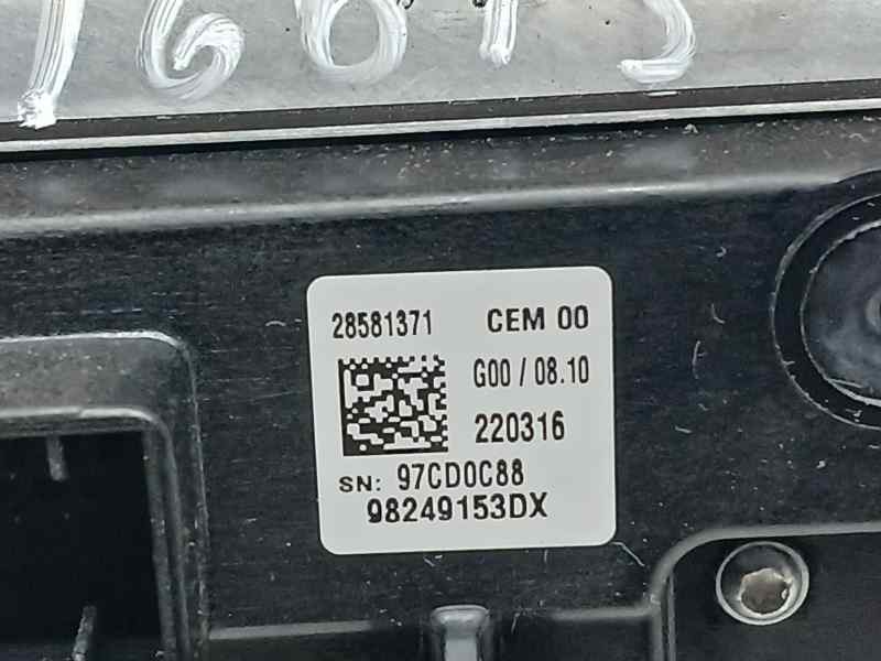 Recambio de mando multifuncion para peugeot 5008 allure referencia OEM IAM 98249153DX 28581371 C/ MANDO CLIMA , NAVEGACION , MUL