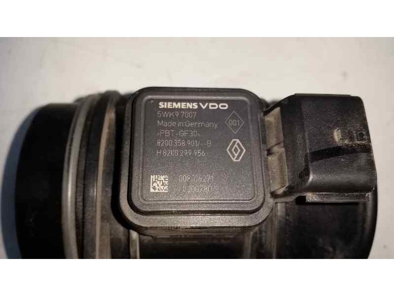 Recambio de caudalimetro para nissan note (e11e) tekna referencia OEM IAM 5WK97007 8200358901B SIEMENS VDO