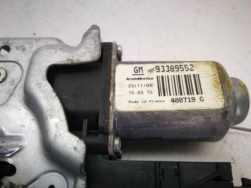 Recambio de elevalunas delantero derecho para opel meriva 1.7 16v dti cat (y 17 dt / lr6) referencia OEM IAM 93389552 6 PINS 933