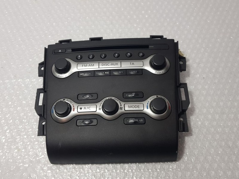Recambio de mando climatizador para nissan murano (z51) executive referencia OEM IAM 1AT0A210130  C/ MANDO RADIO