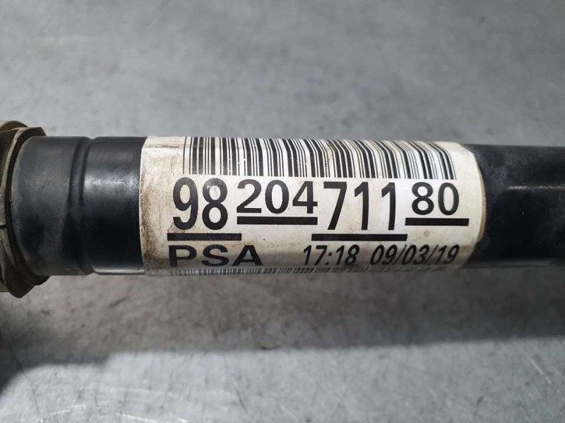 Recambio de transmision delantera derecha para citroën berlingo furgón contrlol m referencia OEM IAM 9820471180 8PQ37 3943624