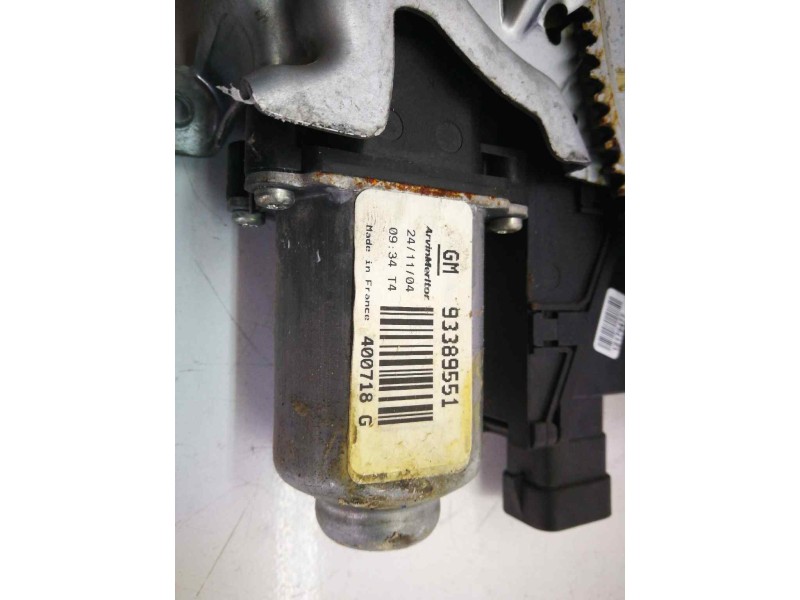 Recambio de elevalunas delantero izquierdo para opel meriva 1.7 16v dti cat (y 17 dt / lr6) referencia OEM IAM 93389551 6 PINS 9