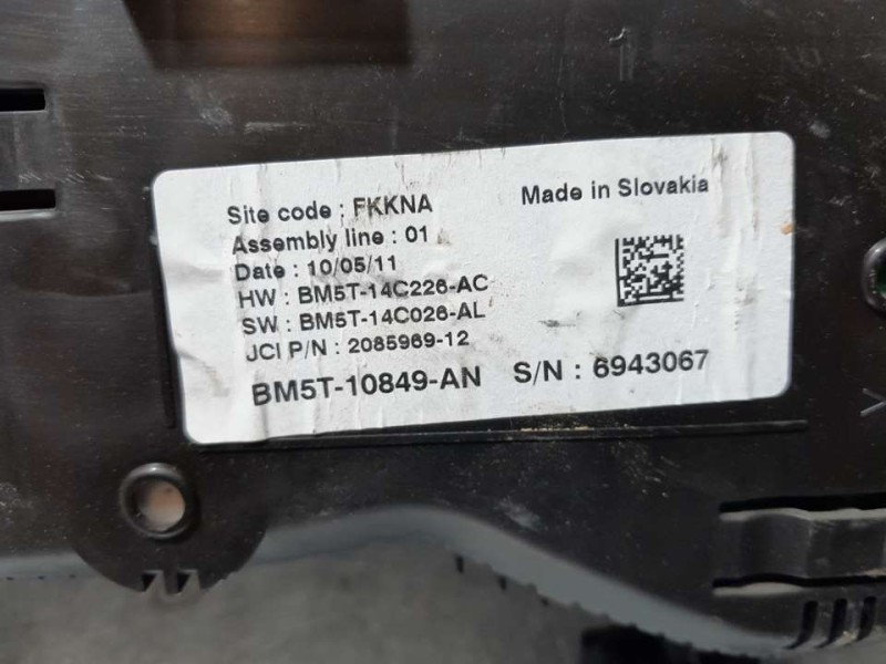 Recambio de cuadro instrumentos para ford focus lim. (cb8) trend referencia OEM IAM BM5T10849AN 208596912 