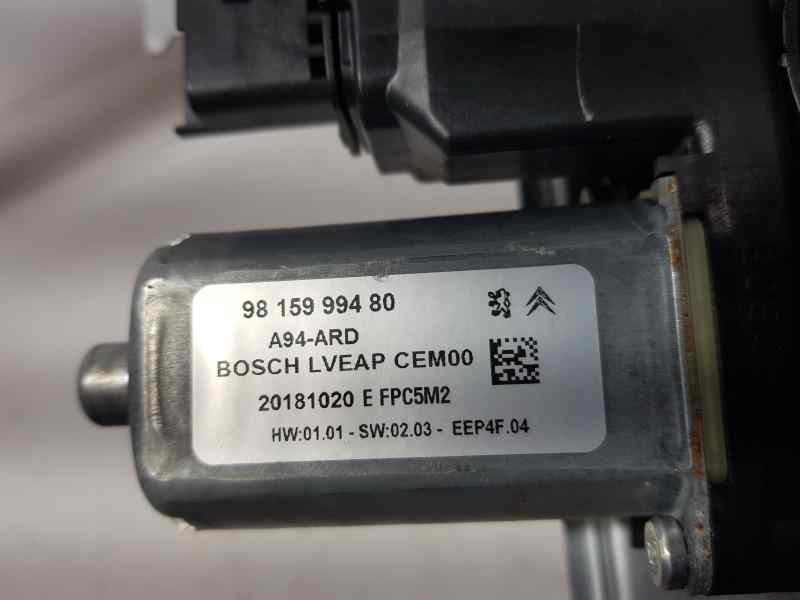 Recambio de elevalunas trasero derecho para peugeot 2008 (--.2013) 1.5 blue hdi referencia OEM IAM 9815999480  ELÉCTRICO 6 PINS