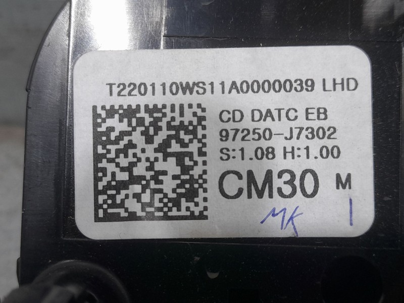 Recambio de mando climatizador para kia xceed (cd) 1.6 crdi 136 referencia OEM IAM 97250J7302  