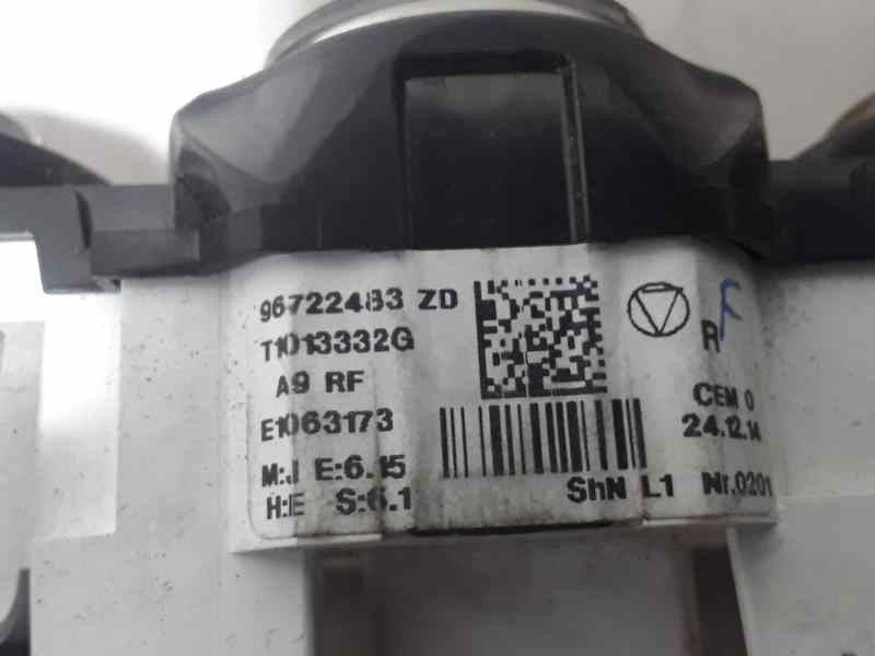Recambio de mando calefaccion / aire acondicionado para peugeot 208 active referencia OEM IAM 96722483ZD  