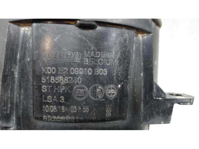Recambio de faro antiniebla derecho para fiat tipo ii (357) berlina mirror referencia OEM IAM 518588240  VALEO